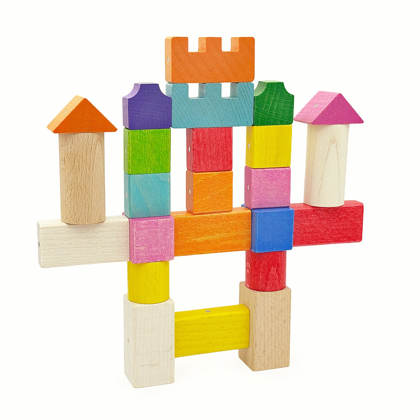 Magnetische Holzklötze KOOGLO GIGA COLOR
